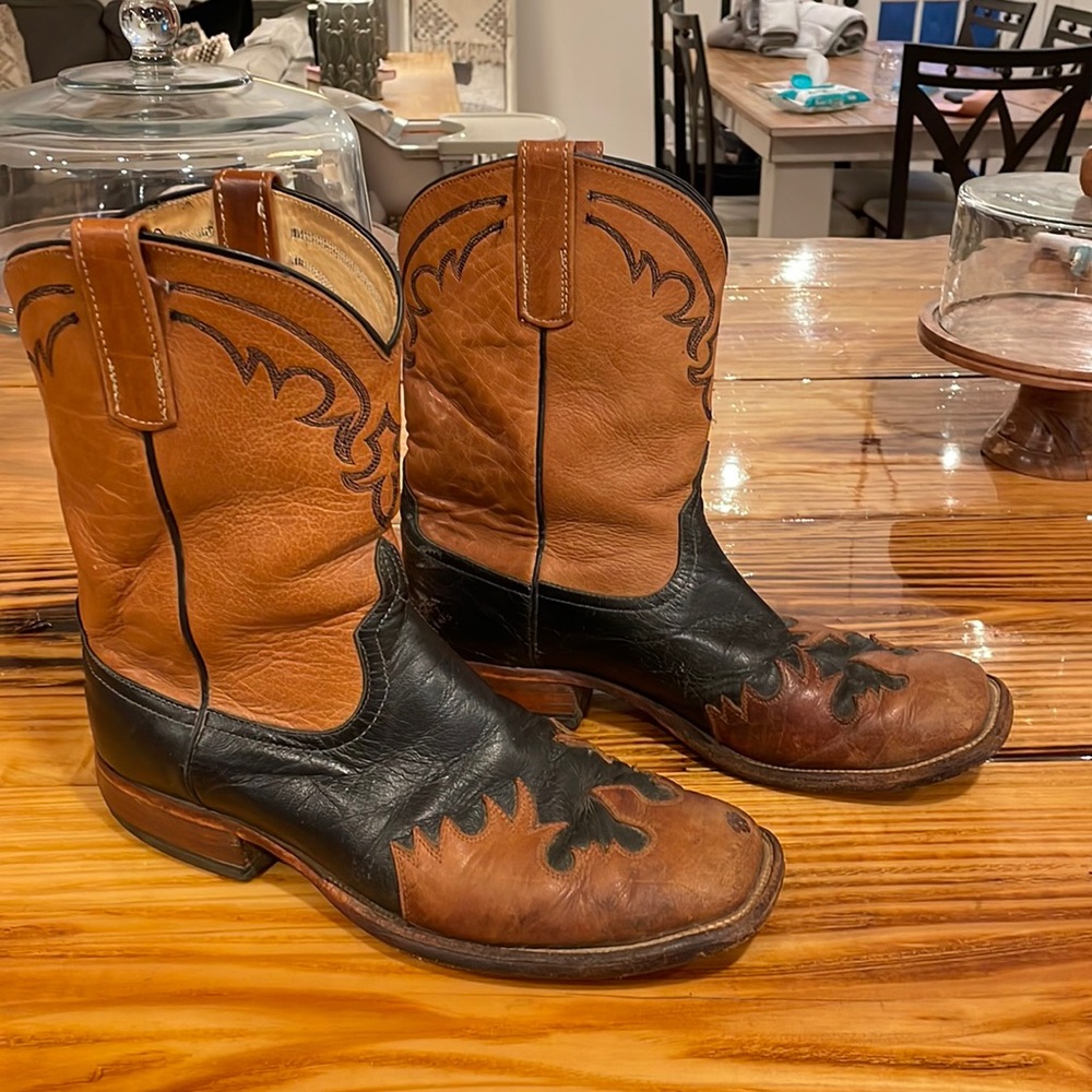 Vintage Anderson Bean Cowboy Boots